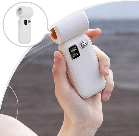 Fan - Small fan - Lightweight portable fan with intelligent airflow control and 3600 mAh battery for cooling V1188-MS-313-1075