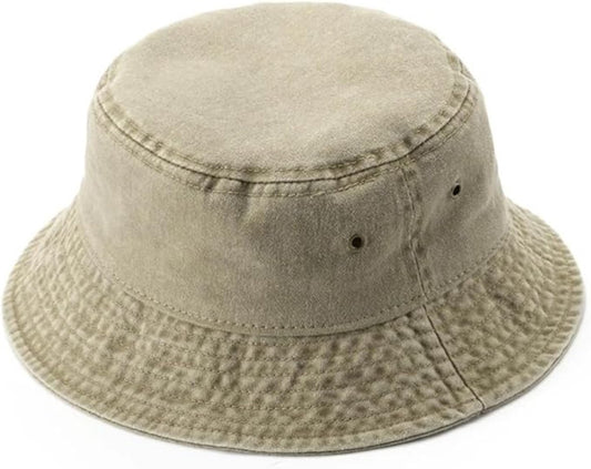 Cotton bucket hat for women and men, foldable, solid color, sun hat, fishing hat, outdoor hat, summer garden, V1188-MS-313-1077
