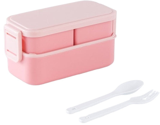 Children's bento box with compartments, 1300 ml, 2-in-1 3-compartment bento box, leakproof, for adults, for V1188-MS-313-1084
