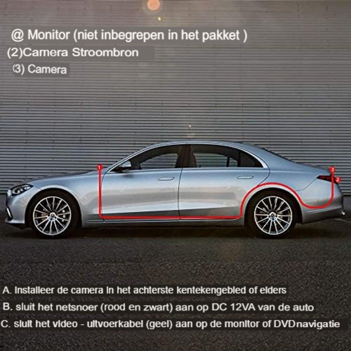 Rearview camera - Parking sensors V1188-MS-313-1089
