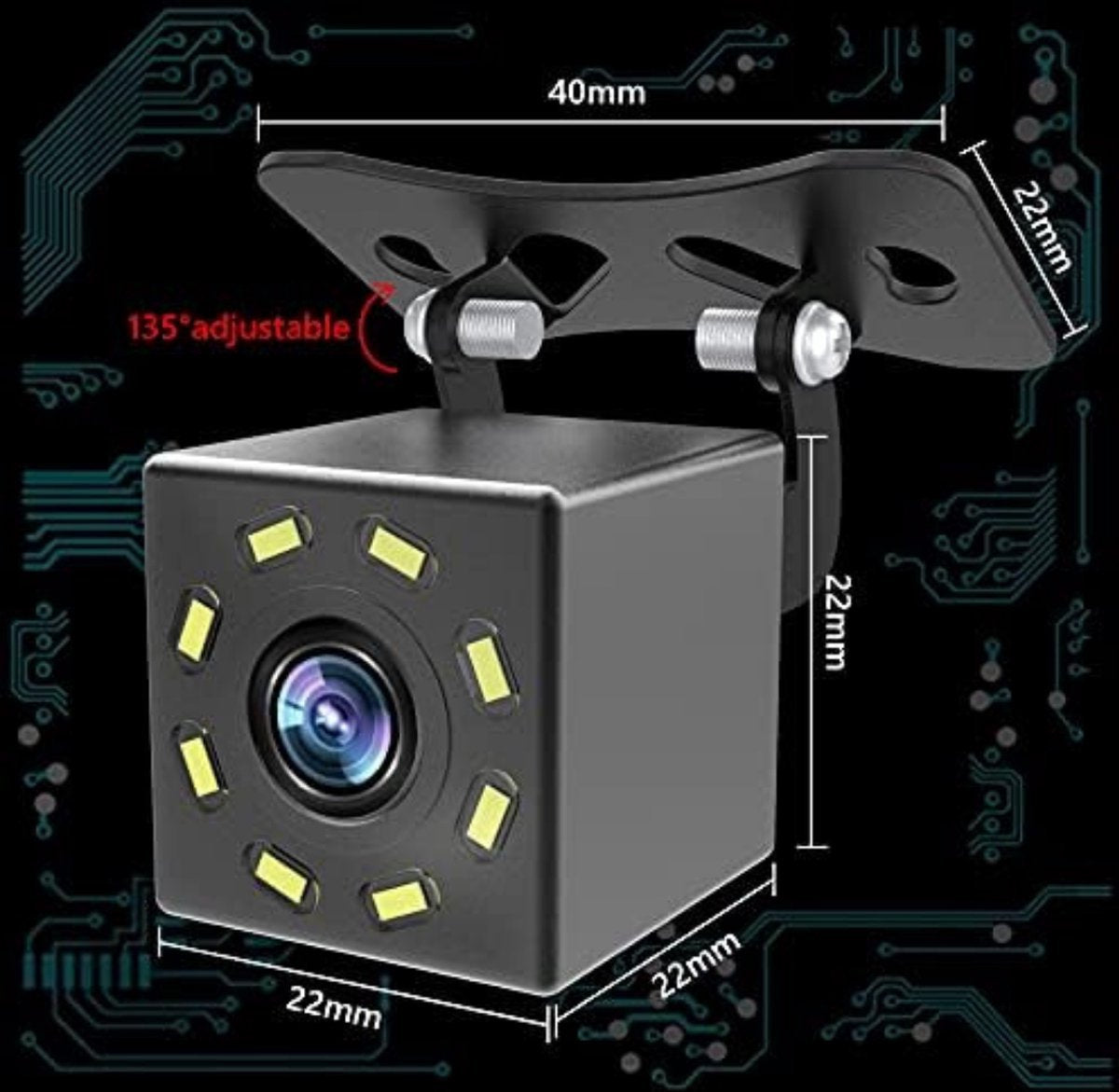 Rearview camera - Parking sensors V1188-MS-313-1089