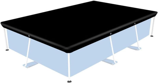 Waterproof cover - Dust cover - Outdoor pool cover 221 x 150 cm Black Oxford fabric - UV protection - V1188-MS-313-1096