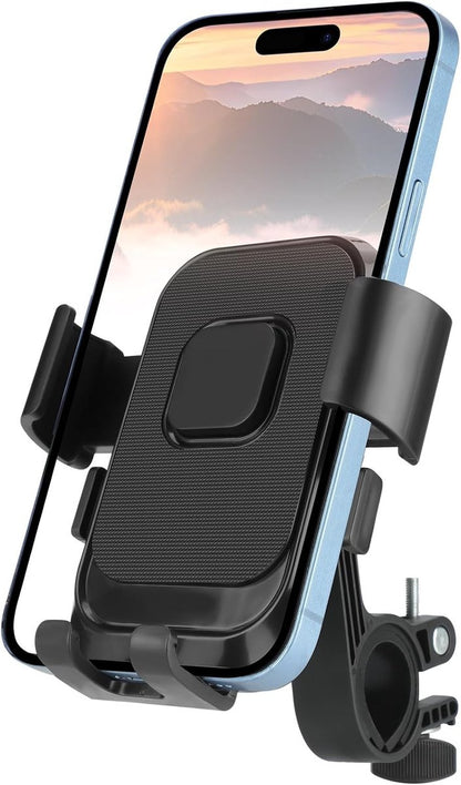 Bicycle Phone Holder - Motorcycle Phone Holder - 1 Second Automatic Locking - 360 Degree Rotating Bicycle V1188-MS-313-1097