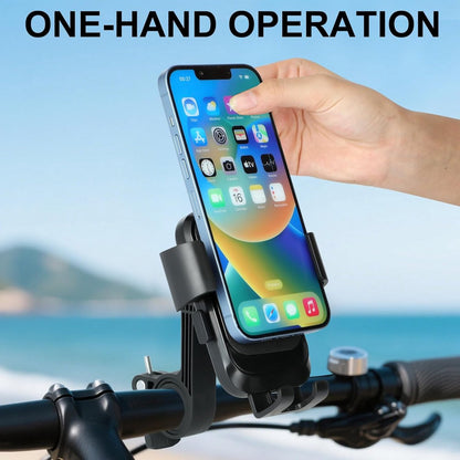 Bicycle Phone Holder - Motorcycle Phone Holder - 1 Second Automatic Locking - 360 Degree Rotating Bicycle V1188-MS-313-1097