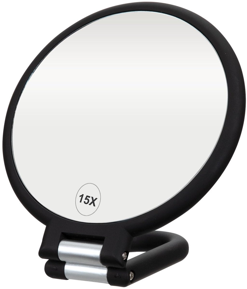 Pocket Mirror - 15x Magnifying Pocket Mirror - Pocket Mirror - Portable Travel Mirror - Makeup Mirror - V1188-MS-313-1108