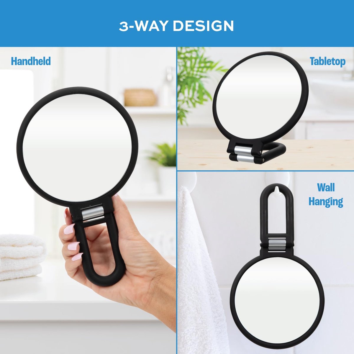 Pocket Mirror - 15x Magnifying Pocket Mirror - Pocket Mirror - Portable Travel Mirror - Makeup Mirror - V1188-MS-313-1108
