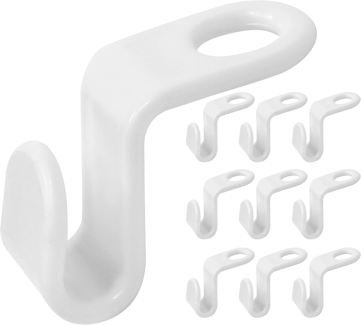 Hook - Connecting hook for hangers - 20 Hanger hooks - Ideal space saver for your wardrobe - Wit V1188-MS-313-1112
