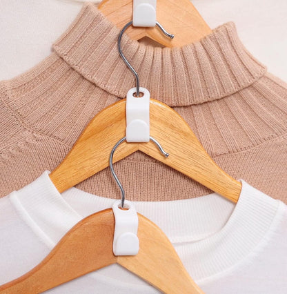 Hook - Connecting hook for hangers - 20 Hanger hooks - Ideal space saver for your wardrobe - Wit V1188-MS-313-1112