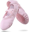 Women's Ballet Shoes - Ballet Shoes for Girls - Purple-Pink - Soft PU Leather Dance Shoes with Non-Slip Sole V1188-MS-318-2-16