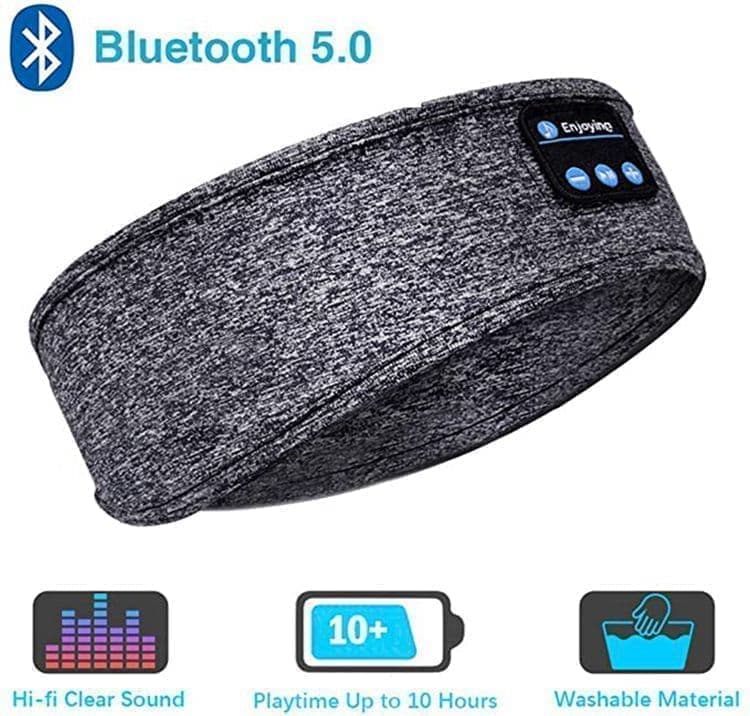 Bluetooth Sleep Headphones Headband with Eye Mask, One Size V1188-MS-325-0010