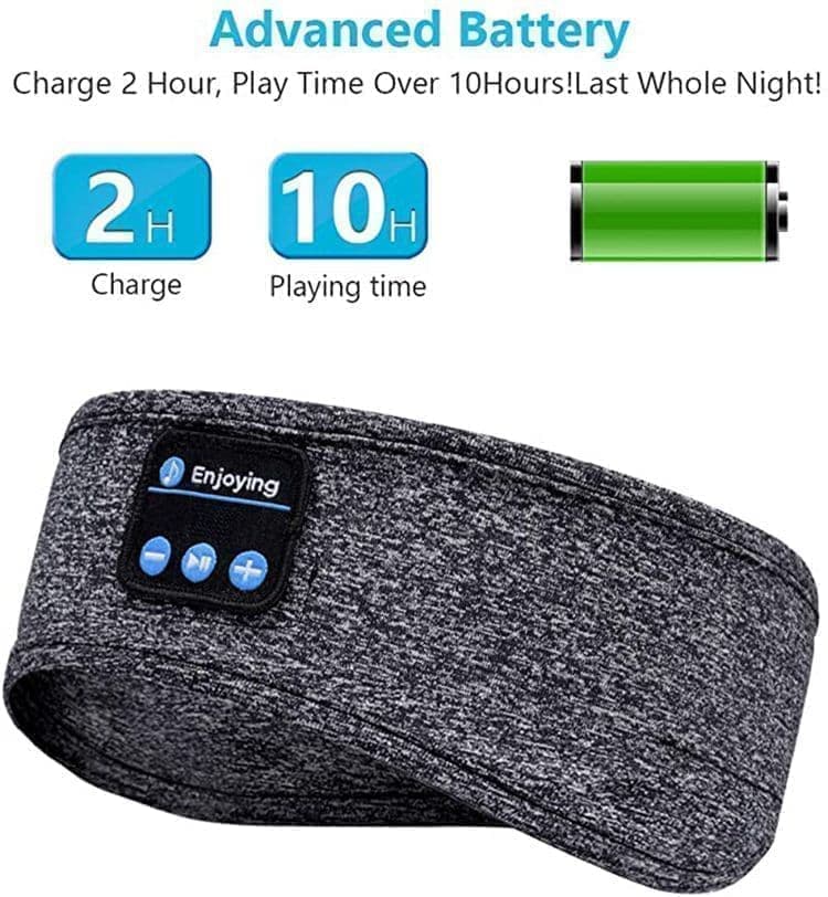 Bluetooth Sleep Headphones Headband with Eye Mask, One Size V1188-MS-325-0010