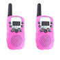 2-Pack Kids Walkie Talkies with 3 km Range, Pink V1188-MS-325-0011