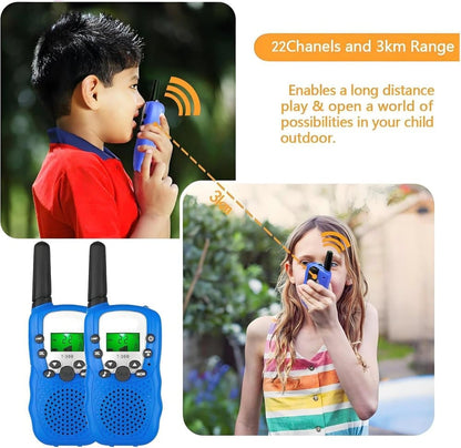 2-Pack Kids Walkie Talkies with 3 km Range, Pink V1188-MS-325-0011