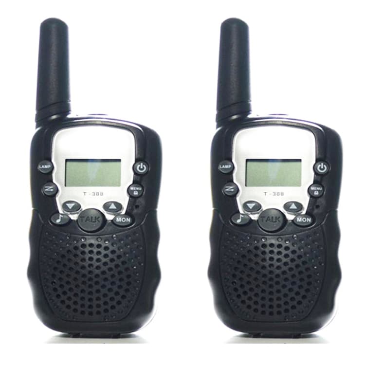 2-Pack Kids Walkie Talkie with 3 km Range, Black V1188-MS-325-0013