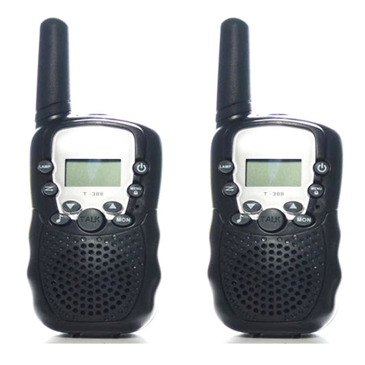 2-Pack Kids Walkie Talkie with 3 km Range, Black V1188-MS-325-0013