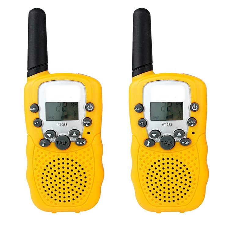 2-Pack Kids Walkie Talkies with 3 km Range, Yellow V1188-MS-325-0014