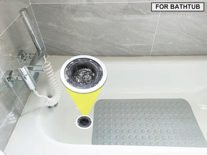 4-Pack Stainless Steel Sink Strainers, Compatible with Most Bathtubs and Showers, 3.5 inches V1188-MS-325-0035