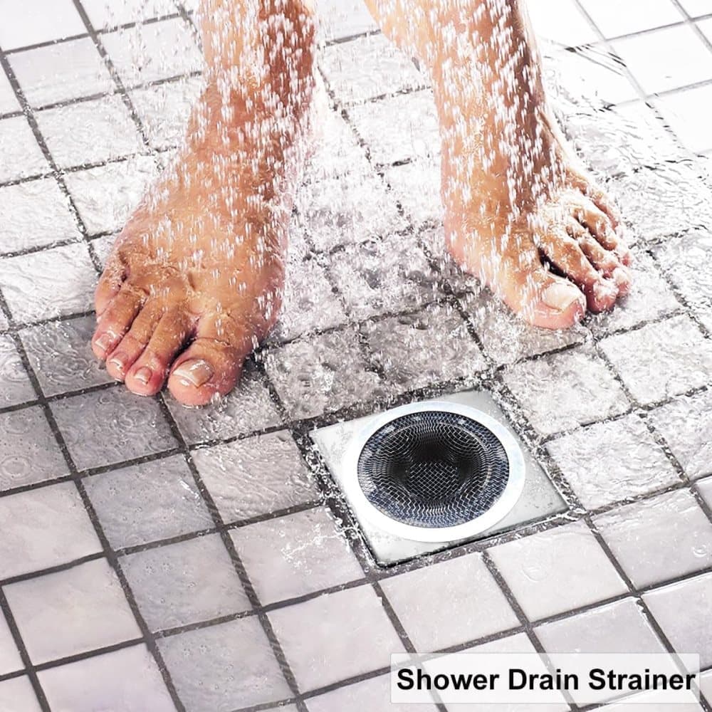 4-Pack Stainless Steel Sink Strainers, Compatible with Most Bathtubs and Showers, 3.5 inches V1188-MS-325-0035