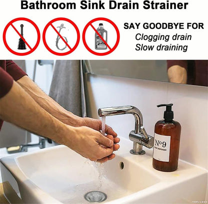 4-Pack Stainless Steel Sink Strainers, Compatible with Most Bathtubs and Showers, 3.5 inches V1188-MS-325-0035