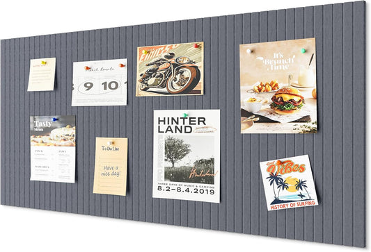 Self-adhesive photo board, decorative felt and cork wall panel for photos and messages, acoustic panels V1188-MS-325-0041