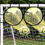 2 Football Goal Training Nets, durable stable for shooting practice easy to assemble and remove, Yellow V1188-MS-325-0046
