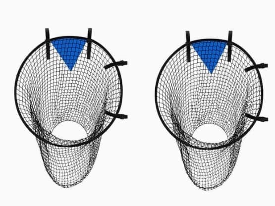 2-Pack Football Goal Training Nets, Durable Stable for Shooting Practice, Easy to Assemble Remove, Black, 7.3 V1188-MS-325-0047