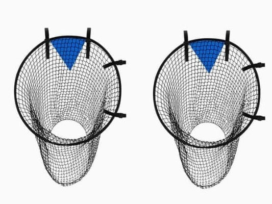 2-Pack Football Goal Training Nets, Durable Stable for Shooting Practice, Easy to Assemble Remove, Black, 7.3 V1188-MS-325-0047