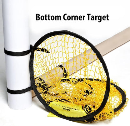 2-Pack Football Goal Training Nets, Durable Stable for Shooting Practice, Easy to Assemble Remove, Black, 7.3 V1188-MS-325-0047