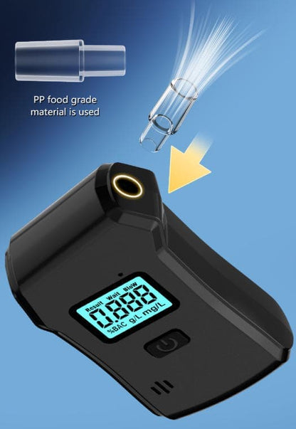 Portable Breathalyzer Alcohol Tester with LCD Display, High-Precision Professional Analyzer V1188-MS-325-0066