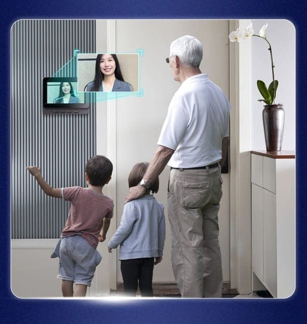 Smart Wireless Video Doorbell with Camera HD Resolution Two-Way Communication Infrared Night Vision Cloud V1188-MS-325-0067