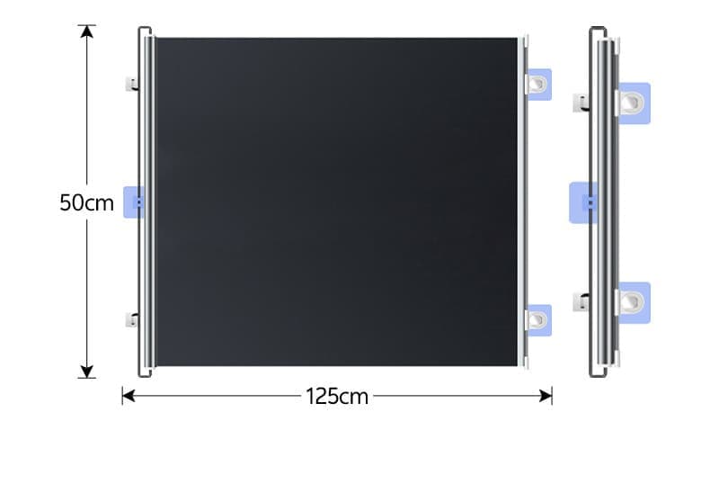 Removable Safety Gate for Babies Children and Pets No Drilling Required, 75 x 28 inches V1188-MS-325-0084