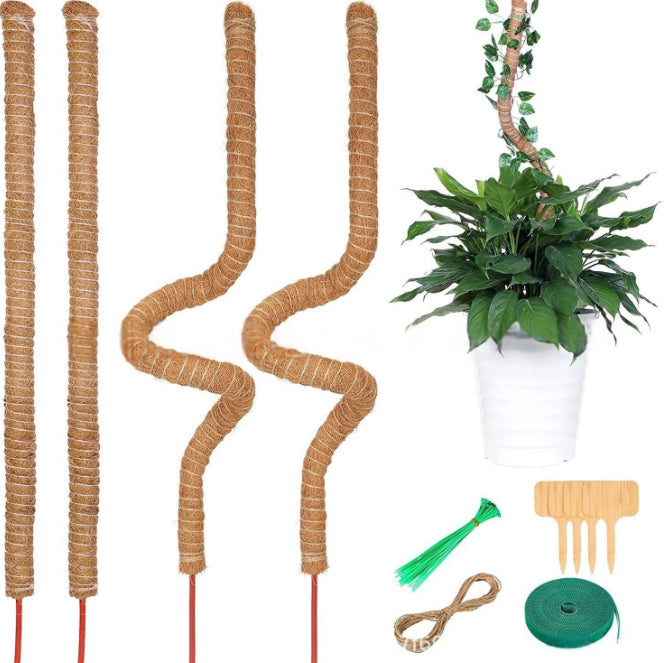 4 Bendable Moss Stakes for Climbing Plants, 100cm, Compatible with Ivy and Monstera, 7mm V1188-MS-325-0089