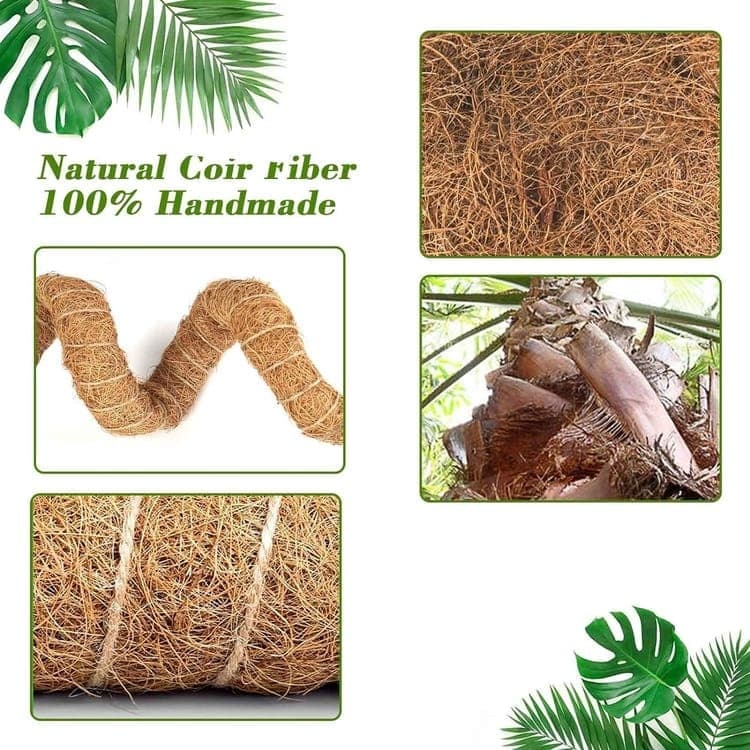 4 Bendable Moss Stakes for Climbing Plants, 100cm, Compatible with Ivy and Monstera, 7mm V1188-MS-325-0089