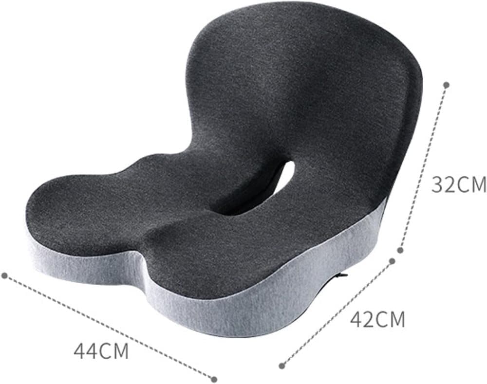 Ergonomic Memory Foam Seat Cushion with Lumbar Support and Tailbone Protection for Office Chairs, Driving and V1188-MS-325-0090
