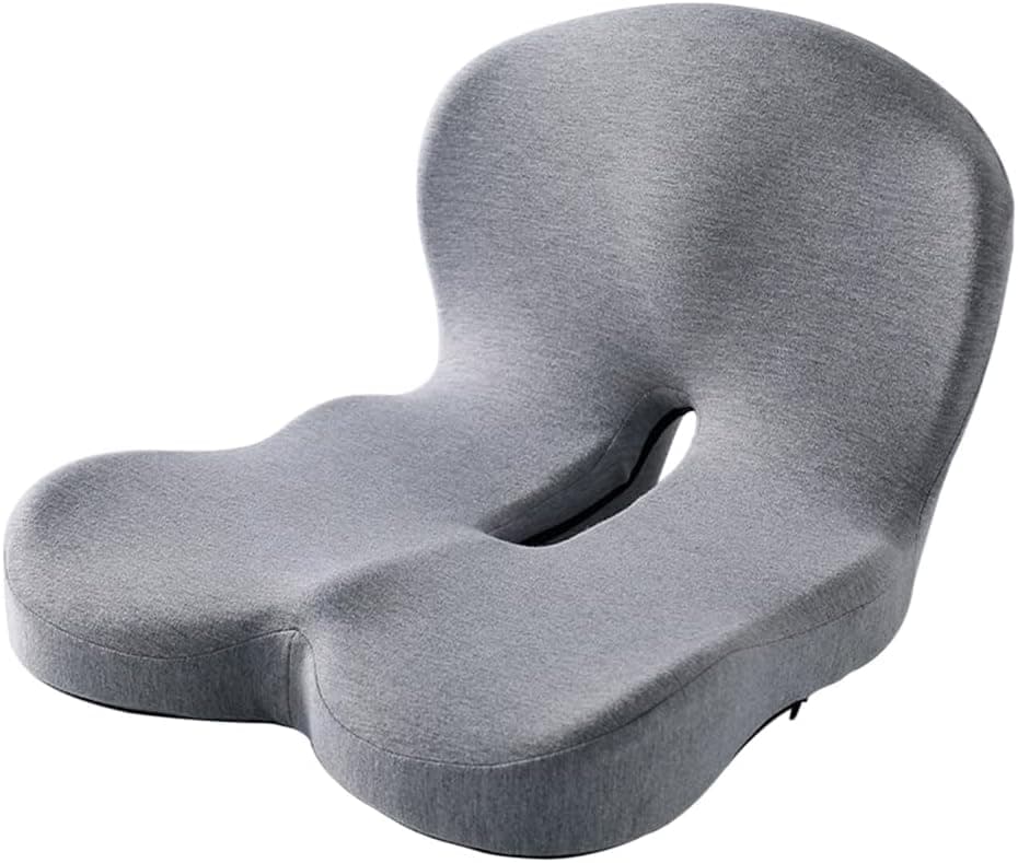 Ergonomic Memory Foam Seat Cushion with Lumbar Support and Tailbone Protection for Office Chairs, Driving and V1188-MS-325-0092