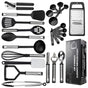 25-Piece Kitchen Utensils Set, Silicone Cooking Tools, Complete Kitchen Utensil Kit V1188-MS-325-0101
