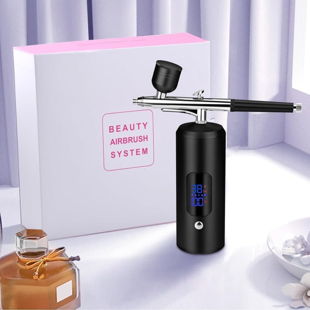 Wireless Airbrush Machine with USB Charging, 3 Speed Modes, Compatible with Nail Art Cake Decorating and V1188-MS-325-0102