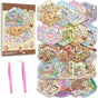 20-Pack DIY 3D House Stickers for Kids and Adults, Creative Relaxation with Tweezers V1188-MS-325-0104