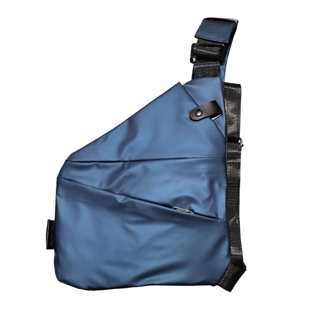 Waterproof Anti-Theft Shoulder Bag with Multiple Compartments, Unisex for Sports Travel, Blue V1188-MS-325-0110