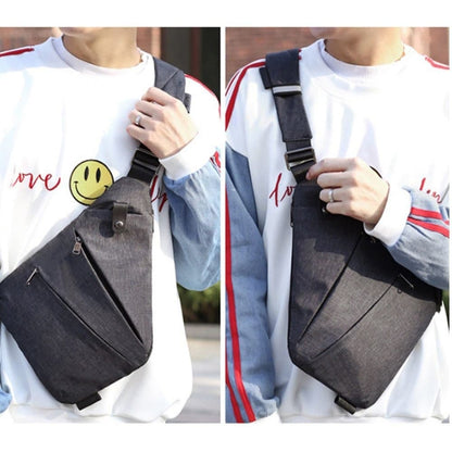 Waterproof Anti-Theft Shoulder Bag with Multiple Compartments, Unisex for Sports Travel, Blue V1188-MS-325-0110