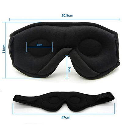 Bluetooth Sleep Headband with Eye Mask, Stereo Music for Sleeping and Relaxation, Pink V1188-MS-325-0112