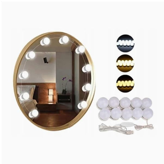 10 LED Lights for Makeup Mirror, Attach Around Mirror V1188-MS-325-0116