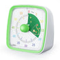 60 Minutes Visual Timer with Rainbow Pattern, Silent Flash Function, Adjustable Volume, Green V1188-MS-325-0127