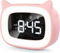 Digital LED Alarm Clock with Silent Operation, 5 Volume Levels, 5-Color Night Light, 18 Natural Sounds, V1188-MS-325-0175