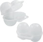 2-Pack Egg Storage Container with 2 Compartments, Portable PP Material for Picnics and Hiking V1188-MS-325-0186