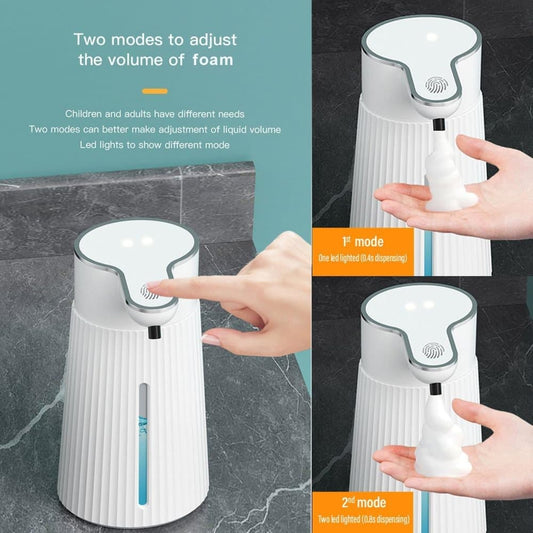 Automatic Soap Dispenser 400ml Touchless USB-C Rechargeable Soap Pump V1188-MS-325-0187