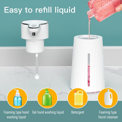 Automatic Soap Dispenser 400ml Touchless USB-C Rechargeable Soap Pump V1188-MS-325-0187