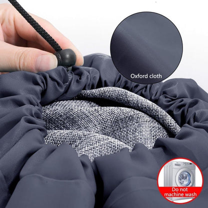 60L Large Foldable Laundry Bag for Travel, with Handles, Gray, 60x80cm V1188-MS-325-0188