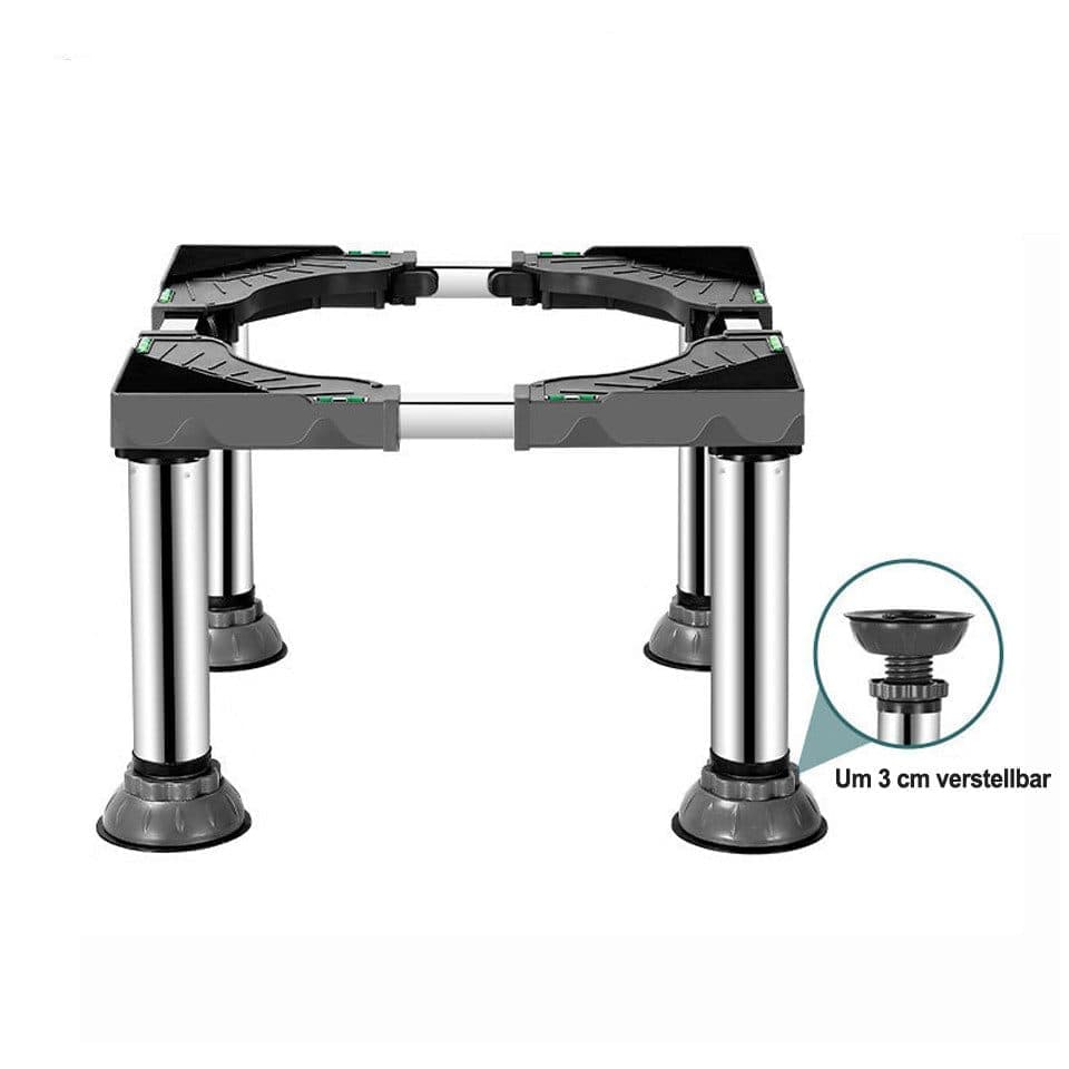 Washing machine base with vibration damping legs, strong load bearing capacity non slip and practical, 26-29cm V1188-MS-325-0200