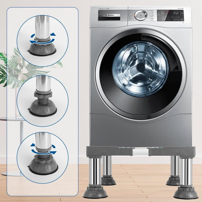 Washing machine base with vibration damping legs, strong load bearing capacity non slip and practical, 26-29cm V1188-MS-325-0200